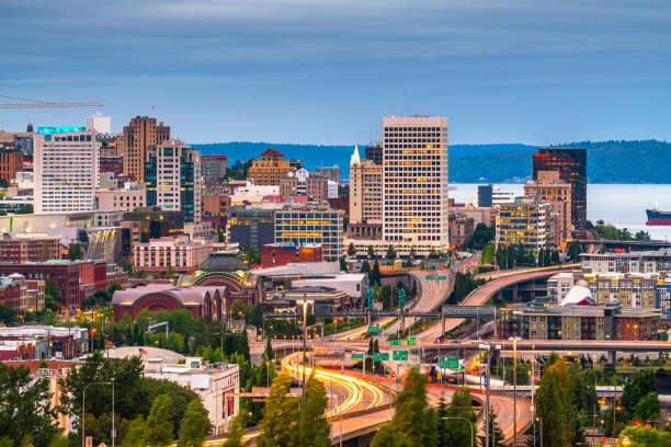 istock Tacoma, Washington, USA Skyline 1281989165