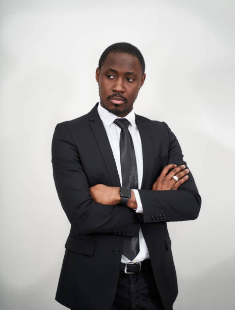 istock Successful confident african american businessman with folded arms 1281991183