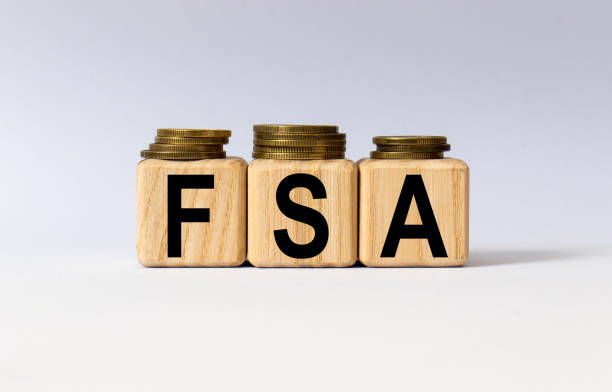 istock cubes with the word FSA on them. Care concept. 1281998079