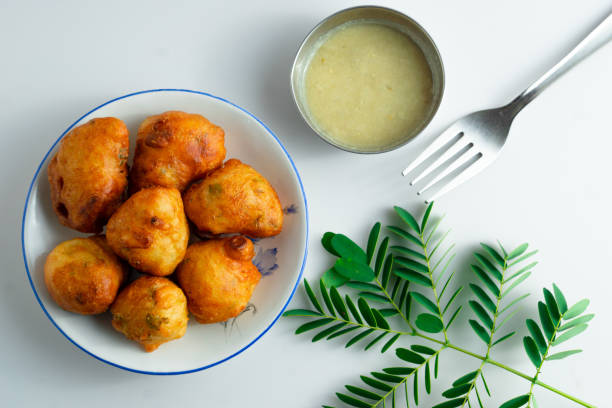 Fresh and tasty Mysore Bonda in a plate Fresh and tasty Mysore Bonda kept ready in a plate to be served mysore stock pictures, royalty-free photos & images