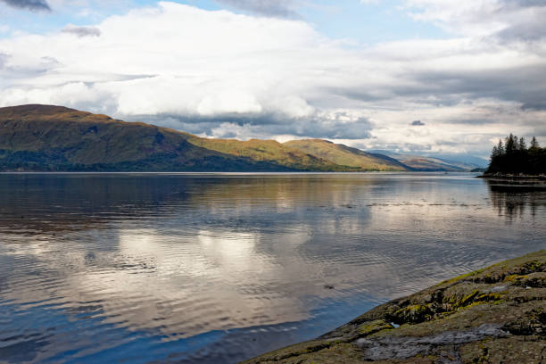 istock Relaxing picnic area at Loch Linnhe - west coast Scotland 1282004493
