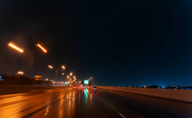 istock Wet expressway Miami Florida close to the airport 1282006528