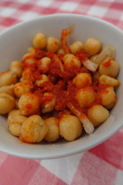 istock Chickpeas cooked cumin onion and harissa sauce  Buffet meal 1282014057