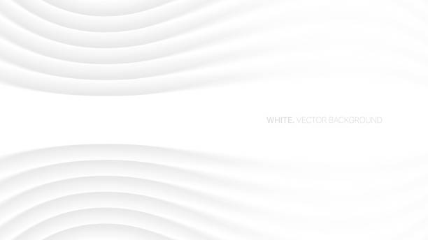 ilustrações de stock, clip art, desenhos animados e ícones de minimalistic elegant white abstract background 3d vector - redução de contraste