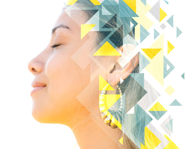 istock Portrait combined with a digital illustration 1282017566