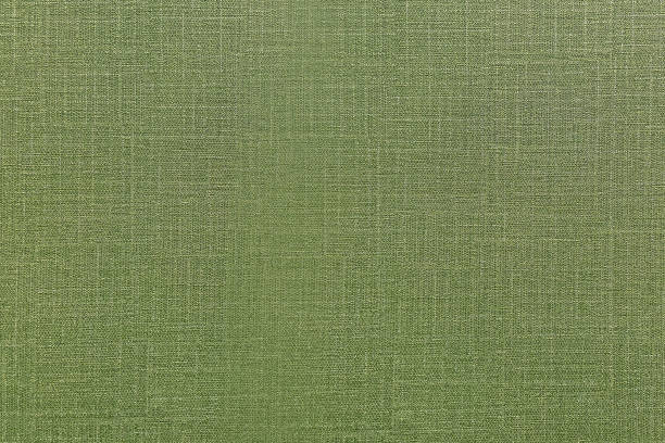 green fabric texture surface for interior wall textile design. - cotton smooth green plant imagens e fotografias de stock