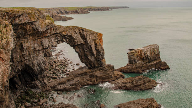 istock Stack Rocks & The Green Bridge of Wales 1282026675