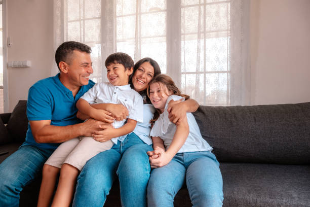 Family at home