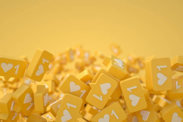 istock Social media notification like icon 1282031063