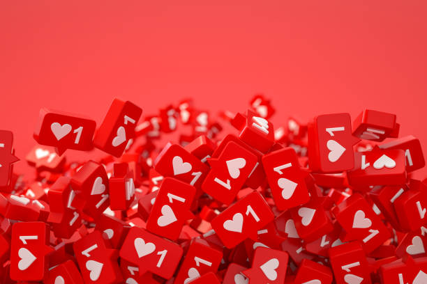 istock Social media notification like icon 1282031134