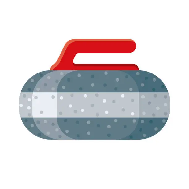 Vector illustration of Curling Icon on Transparent Background