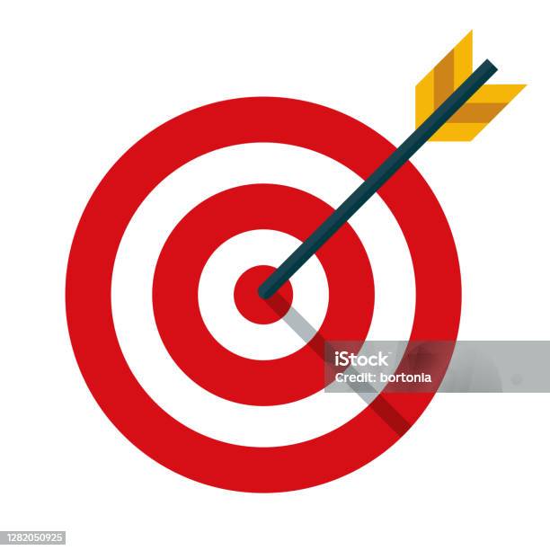 Target Icon On Transparent Background Stock Illustration - Download Image  Now - Sports Target, Business Target, Bull's-Eye - iStock