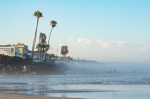 Morning Foggy at Del Mar,San Diego,California.