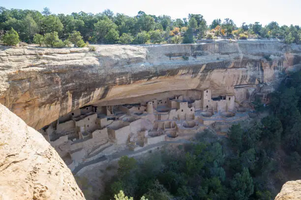 Photo of The Cliff Dwellings in Mesa Verde