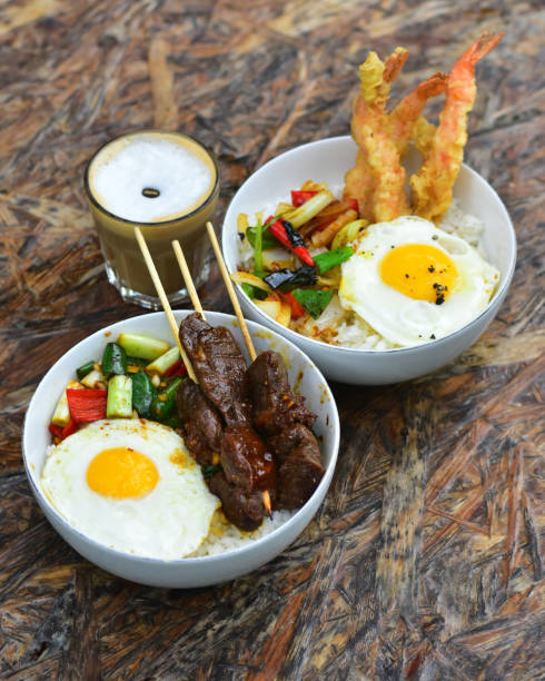 Special meat and egg rice