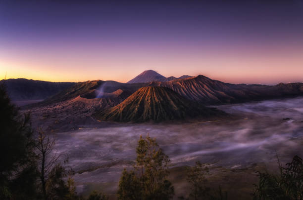 istock The amazing violet sunrise on Mount Bromo 1282066530