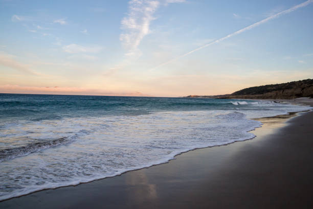 Sunset on Santa Rosa Island - Channel Islands National Park stock photo