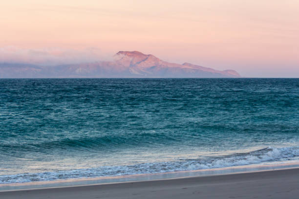 Sunset on Santa Rosa Island - Channel Islands National Park stock photo