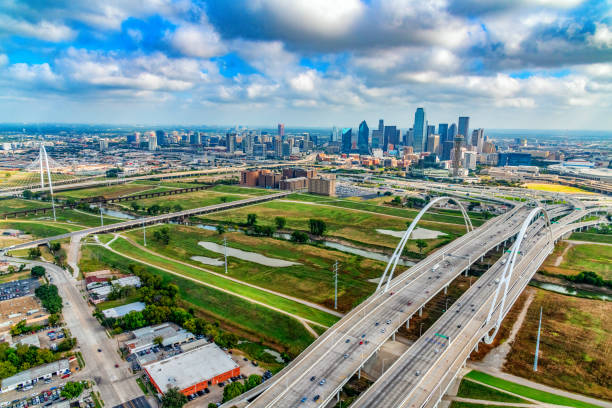 istock Bridges to Downtown Dallas Texas 1282079325