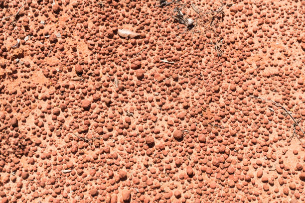 Pebbles formed by erosion in outback Queensland