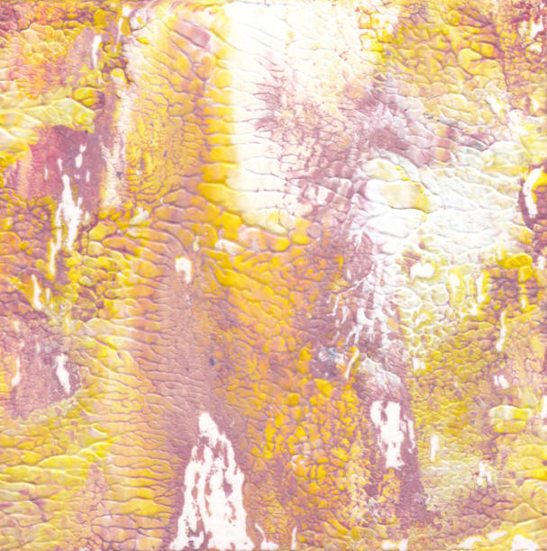 istock Various color graphics background. Acrylic paste on watercolor paper. 1282085517