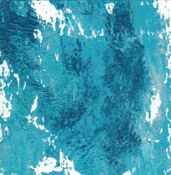 istock Various color graphics background. Acrylic paste on watercolor paper. 1282085544