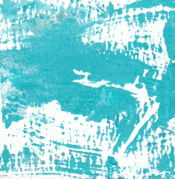 istock Various color graphics background. Acrylic paste on watercolor paper. 1282085555