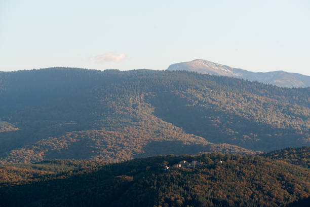 istock clear blue air over mountains in bulgaria crops hay fields clouds blue sharp focus distance superzoom copy space for text minimal landscape rural 1282087284