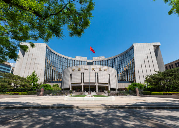 The people's Bank of China The people's Bank of China central bank stock pictures, royalty-free photos & images