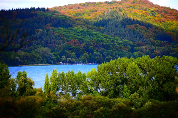 istock view across Laacher See in autumn 1282095330