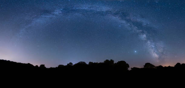 istock Astrophotgraphy: Milky way during evening in France. 1282098065