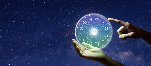 istock Zodiac wheel. Astrology concept. 1282099674