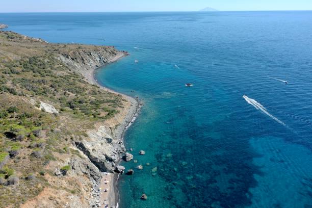 Beautiful Italian Coastline stock photo