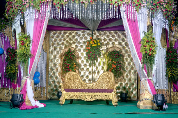 istock A beautiful shot of wedding reception stage 1282102948