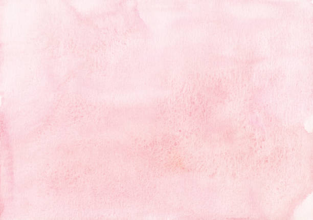 istock Watercolor pastel soft pink background. Stains on paper. 1282106584
