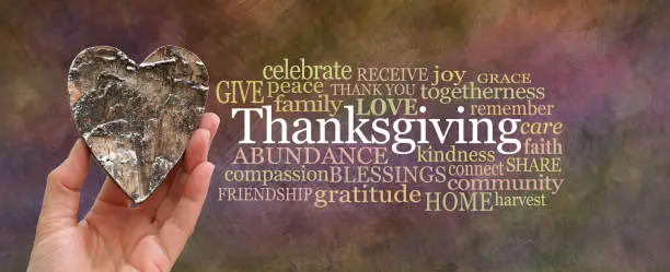 Photo of Put some love into Thanksgiving Word Cloud concept