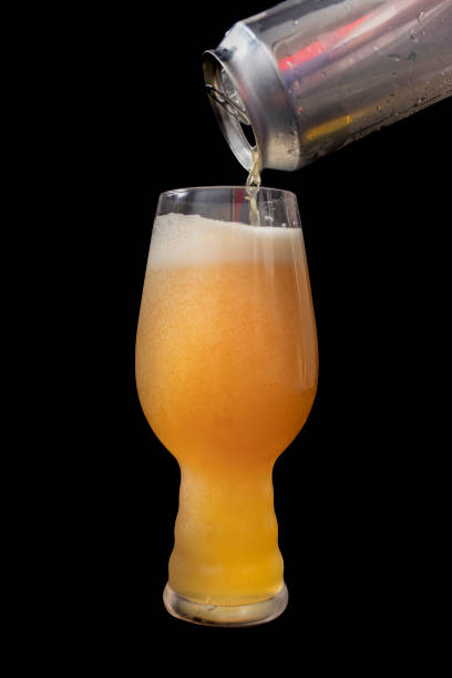 istock Serving beer from a can into an IPA beer glass 1282114885