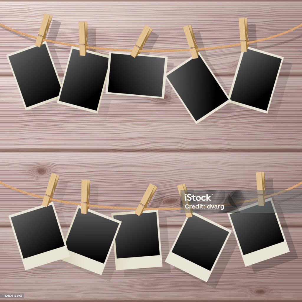 Khung ảnh cố định trên kẹp quần áo - Trả phí Bản quyền Một lần Bức ảnh - Sản phẩm nghệ thuật và thủ công vectơ sẵn có Khung ảnh cố định trên kẹp quần áo - Trả phí Bản quyền Một lần Bức ảnh - Sản phẩm nghệ thuật và thủ công vectơ sẵn có