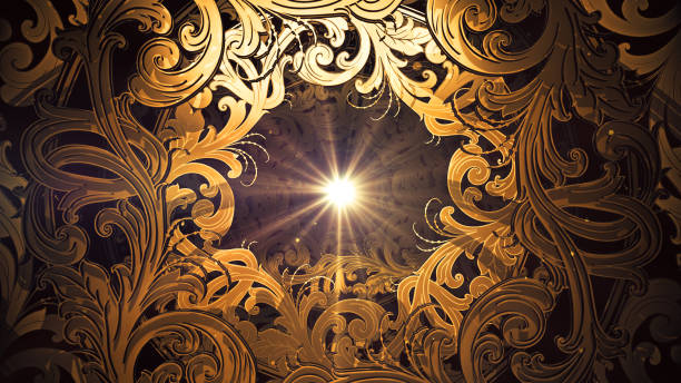 istock Russian Floral In Vintage Ornaments 1282117374