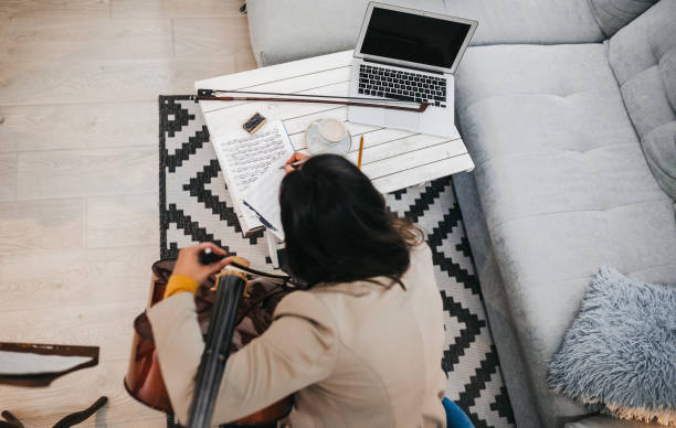 istock The musician composes at home 1282119898
