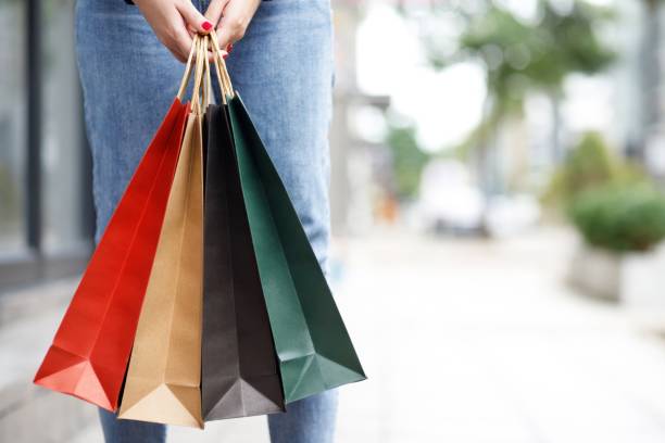 istock Woman is shopping in the mall 1282128672