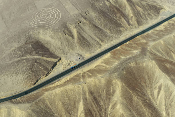 istock Spiral Geoglyph, Nazca Lines, Peru 1282128830