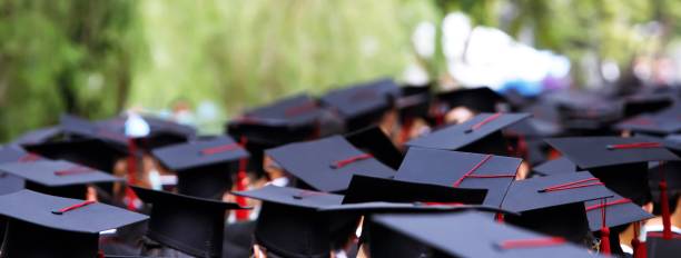 istock Graduates receive a certificate at the university 1282130897
