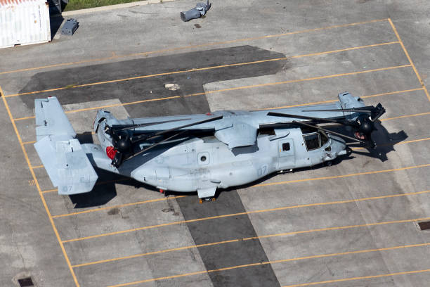 벨 보잉 v-22 오스프리 - helicopter boeing marines military 뉴스 사진 이미지