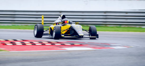 istock Driver driving racing car 1282139275