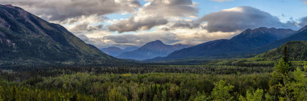 istock Panoramic View of Scenic Mountains and Landscape 1282144051