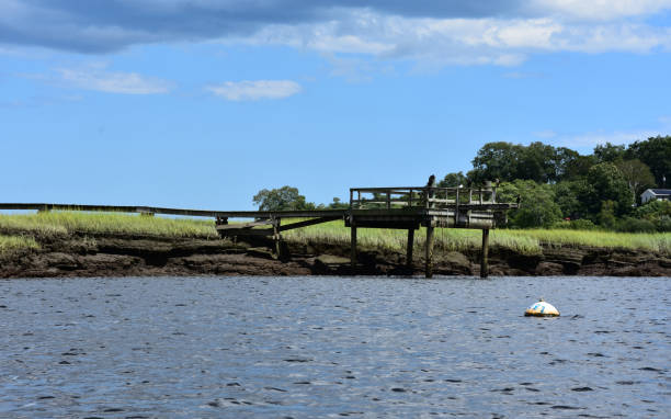 istock Scenic  Marsh and Coastal Views Along North River in Massachusetts 1282144412