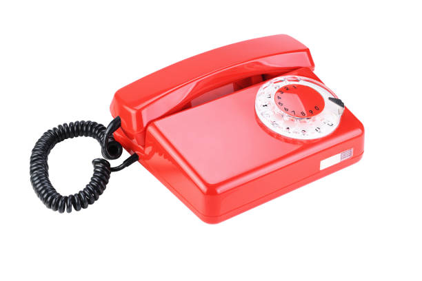 Red phone hook in the dark