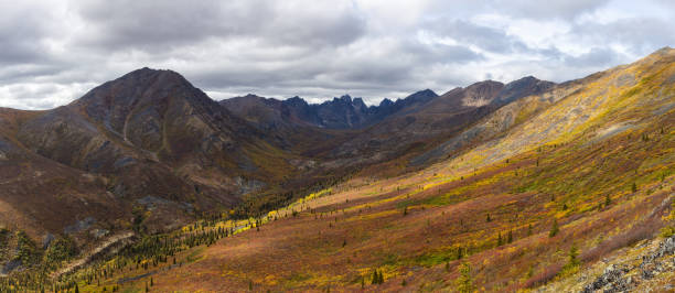 istock Panoramic View of Scenic Landscape and Mountains 1282148662
