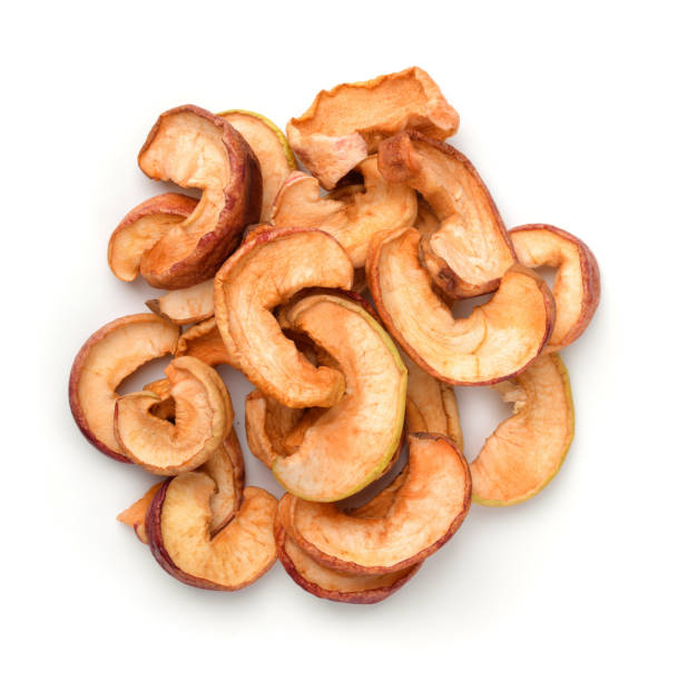 istock Top view of dried apple chips 1282148863
